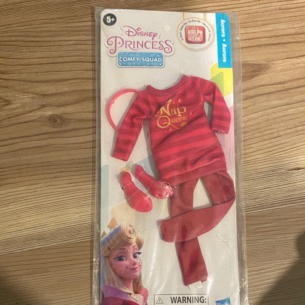 Disney Princess Comfy Squad Red Sleepwear Set